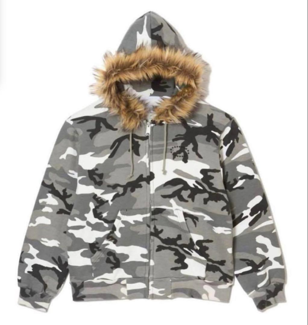 AFB FUR ZIP HOODIE ファー ジップ パーカー