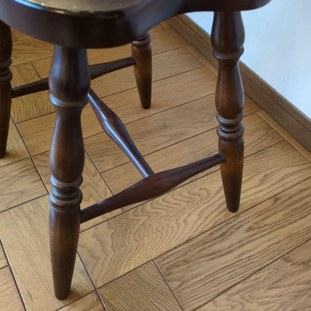 キツツキ スツール 飛騨産業 レトロ ダイニング ベンチ 店舗 什器 カフェ