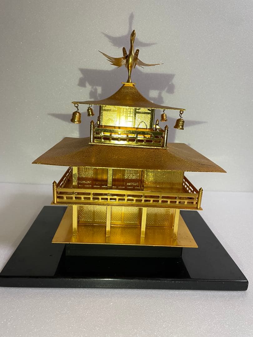 金閣寺風 金属製装飾品 鳳凰付き