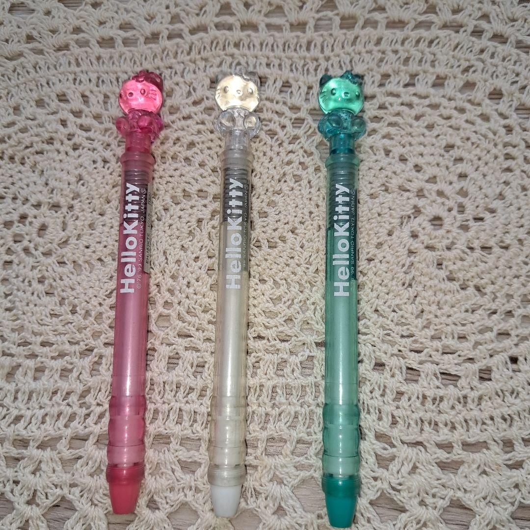 平成レトロ！キティちゃんノック式消しゴム - メルカリ