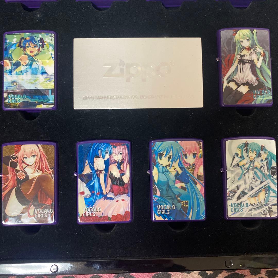 初音ミク　ボーカロイド　オイルライター　ジッポ風　セット　I
