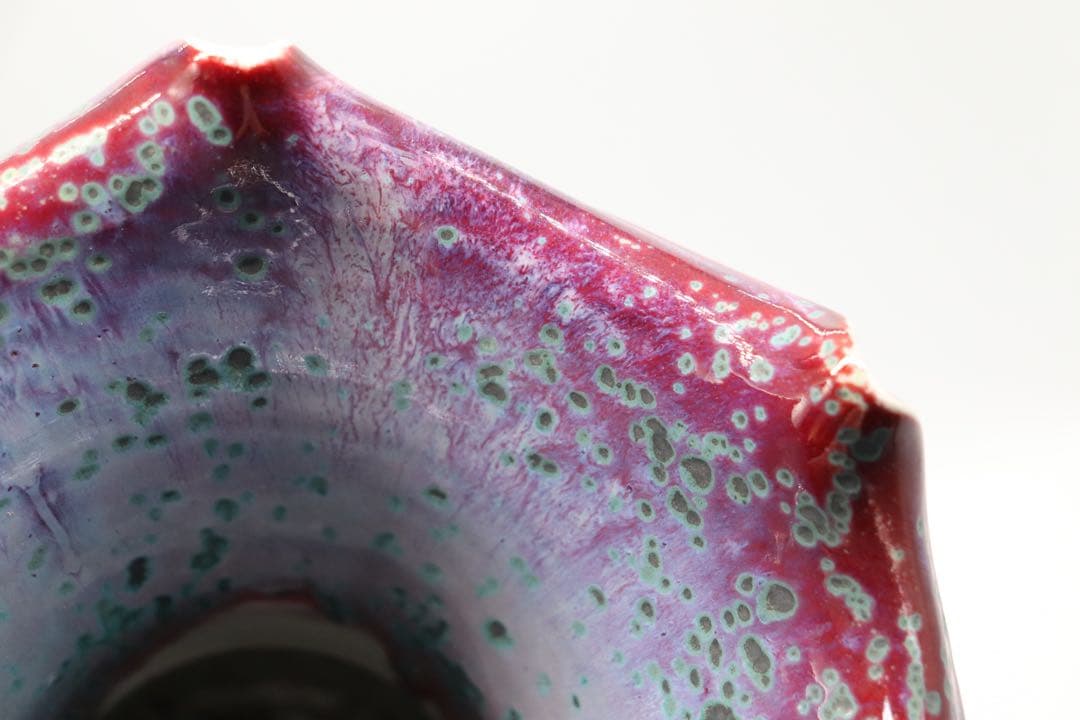 中国 窯変紅釉花口大瓶 送料込み0204 - メルカリ