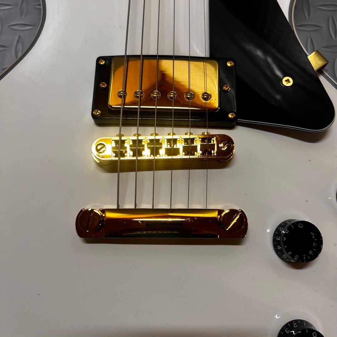 【極美品】BIiTZ レスポール ホワイト 後藤ひとり 平沢唯 ソフトケース付き