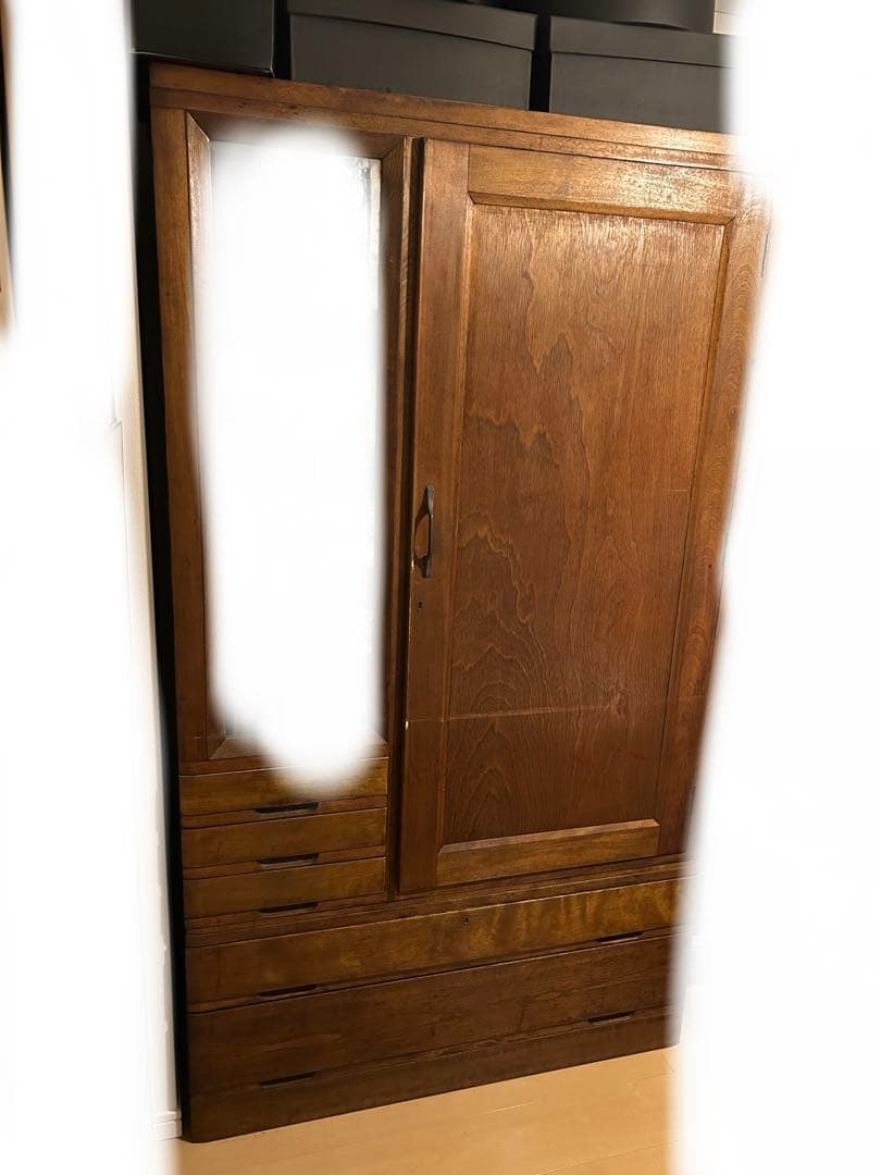 和製アンティークワードローブ(洋服箪笥) 和製アンティークワード