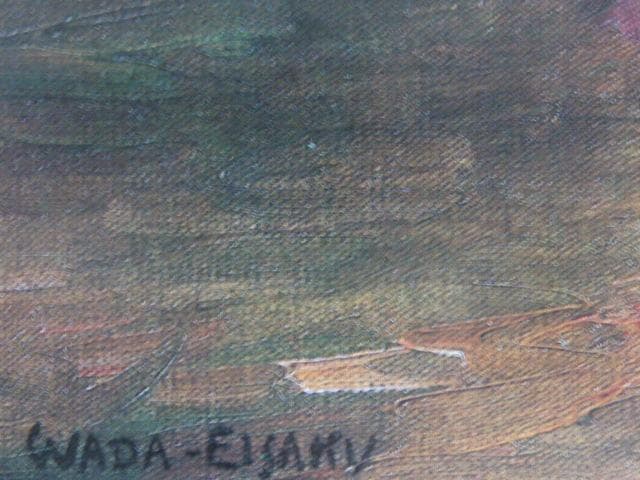 和田英作、【バラ】、希少な額装用画集より、新品額装付、状態良好