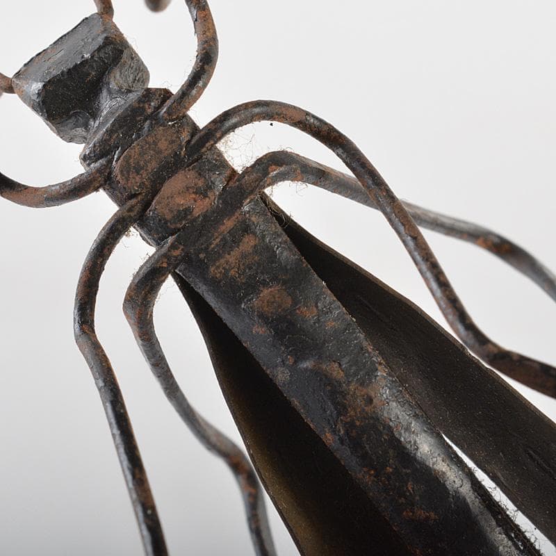 時代金工 古鉄 鈴虫 飛蝗 置物 V R5581 - メルカリ