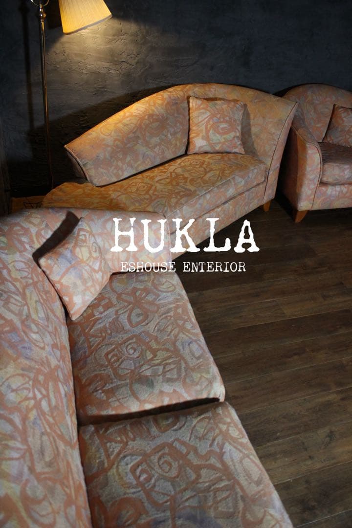 首都圏送無料〜処分セール　90’s バンヌソファ 3台セット　当時価格45万円