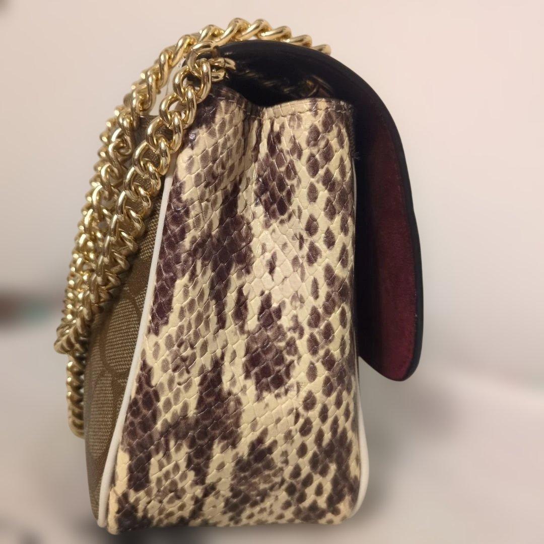 Coach ショルダーバッグ ホワイト/ブラウン