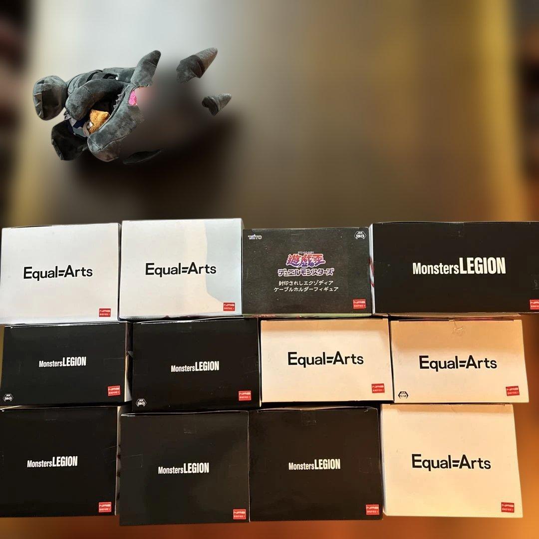 【ske48】遊戯王 デュエルモンスターズ フィギュア12体、ぬいぐるみ