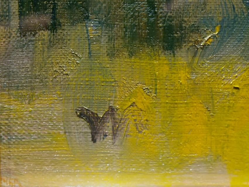 【真作】金畑　実「スイートピーの花」東京美大　師・藤島武二　光風会　鳥取米子