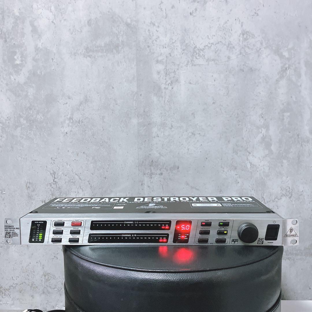 【希少】ベリンガー ハウリングプロセッサー　fbq2496 イコライザー