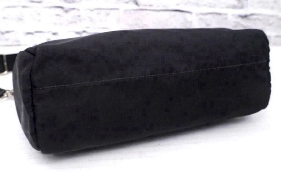 ◆ PRADA プラダ テスート ナイロン ショルダー カメラ バッグ ポーチ黒