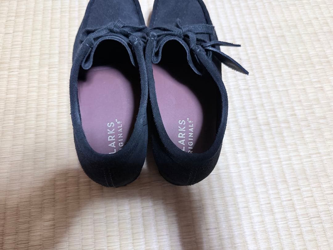 クラークス　ワラビー　黒　26.5cm