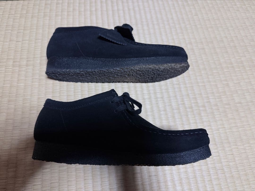 クラークス　ワラビー　黒　26.5cm