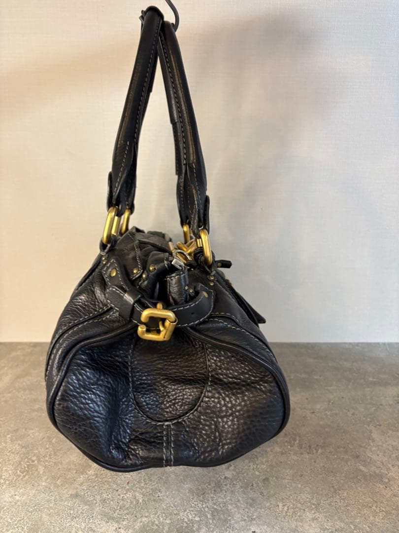 【美品】【即日発送手続】Chloé パディントン ハンドバッグ黒　クロエ
