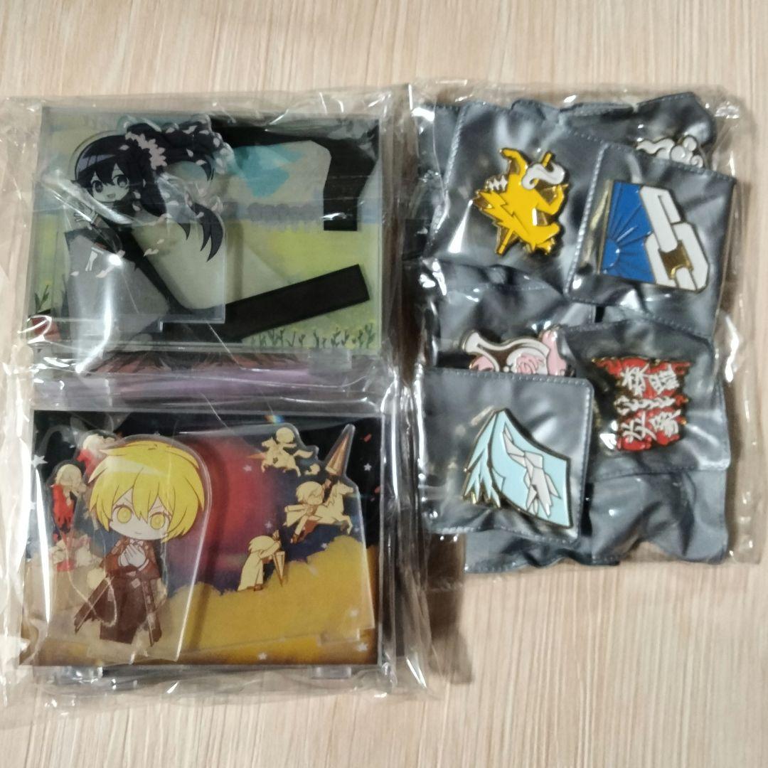 リンバスカンパニー　Miliテーマアクリル6枚、ビンバッジセット12枚 リンバスカンパニー Miliテーマアクリル6枚、ビンバッジセット12枚