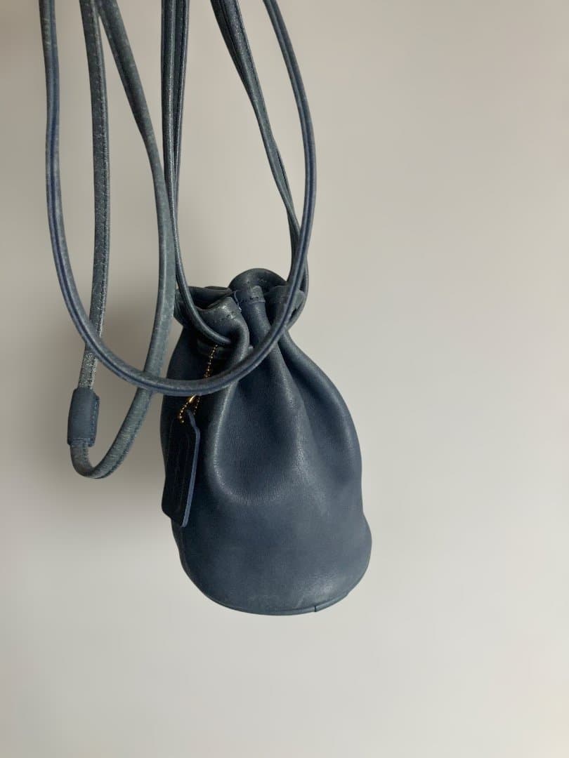 専用　オールドコーチ ショルダーバッグ 巾着 レザー 4144