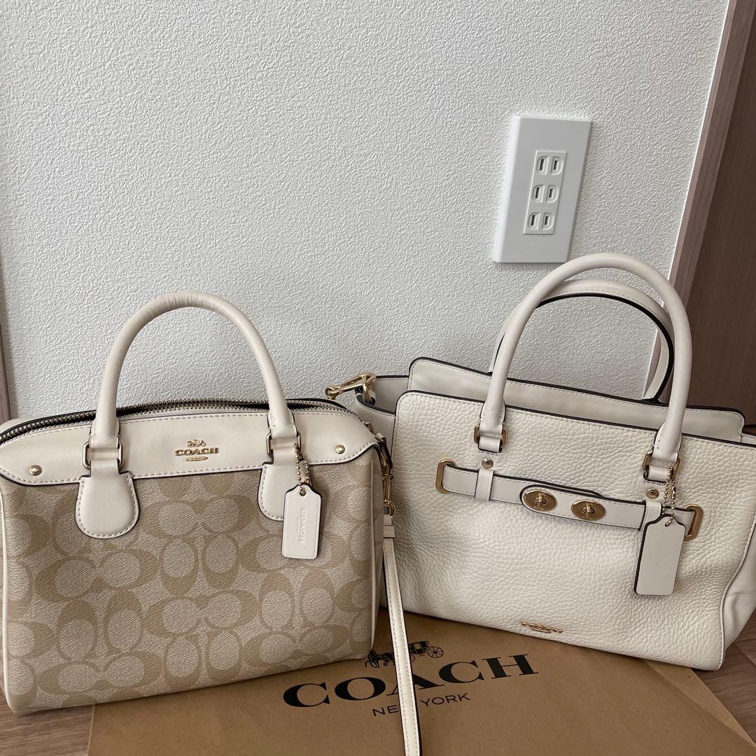 美品 COACH コーチ 2way ハンド・ショルダーバッグ 2点セット