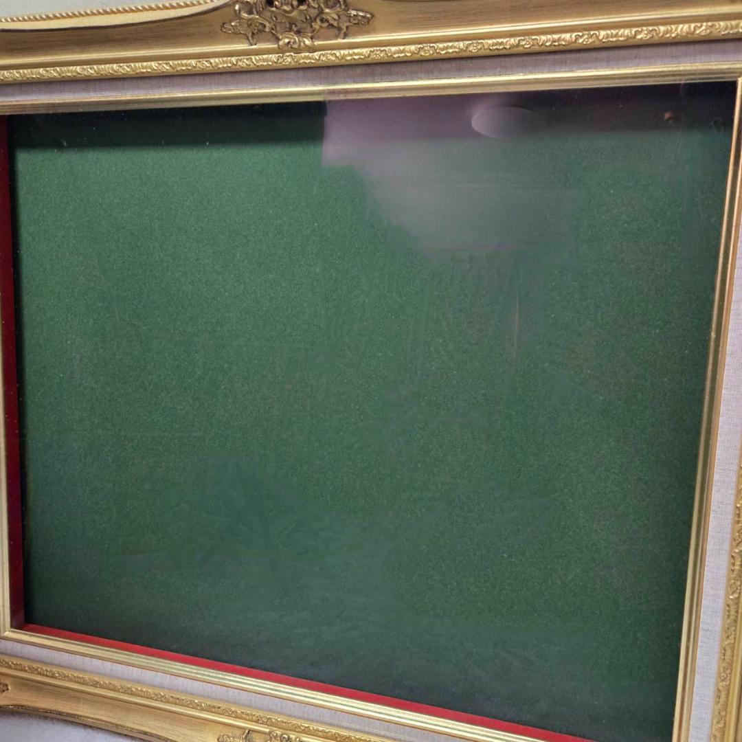 未使用保管品 高級額縁 ルイ14世デザイン 金縁 箱付き 袋付き