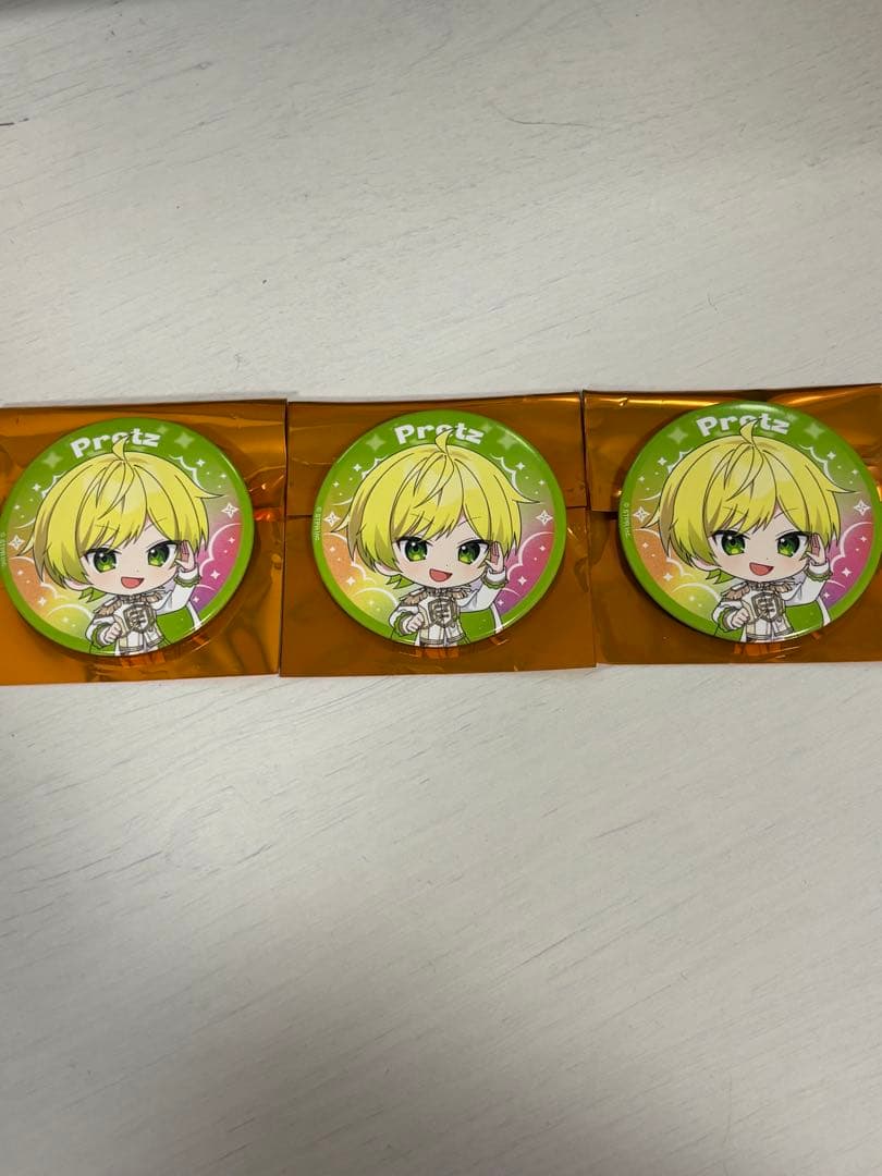 すとふぇす AMPTAK ぷりっつ 缶バッジ3個 - メルカリ