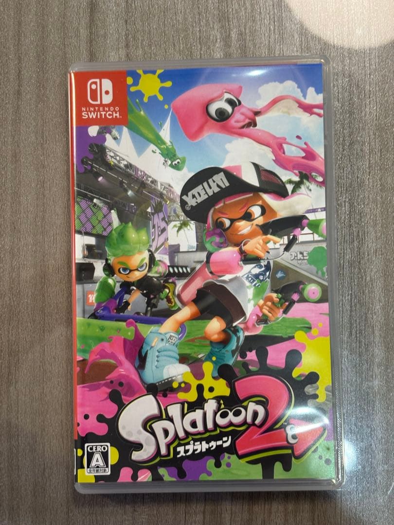 t*e様 【動作問題なし】NintendoSwitch本体 、スプラ2、有線付き