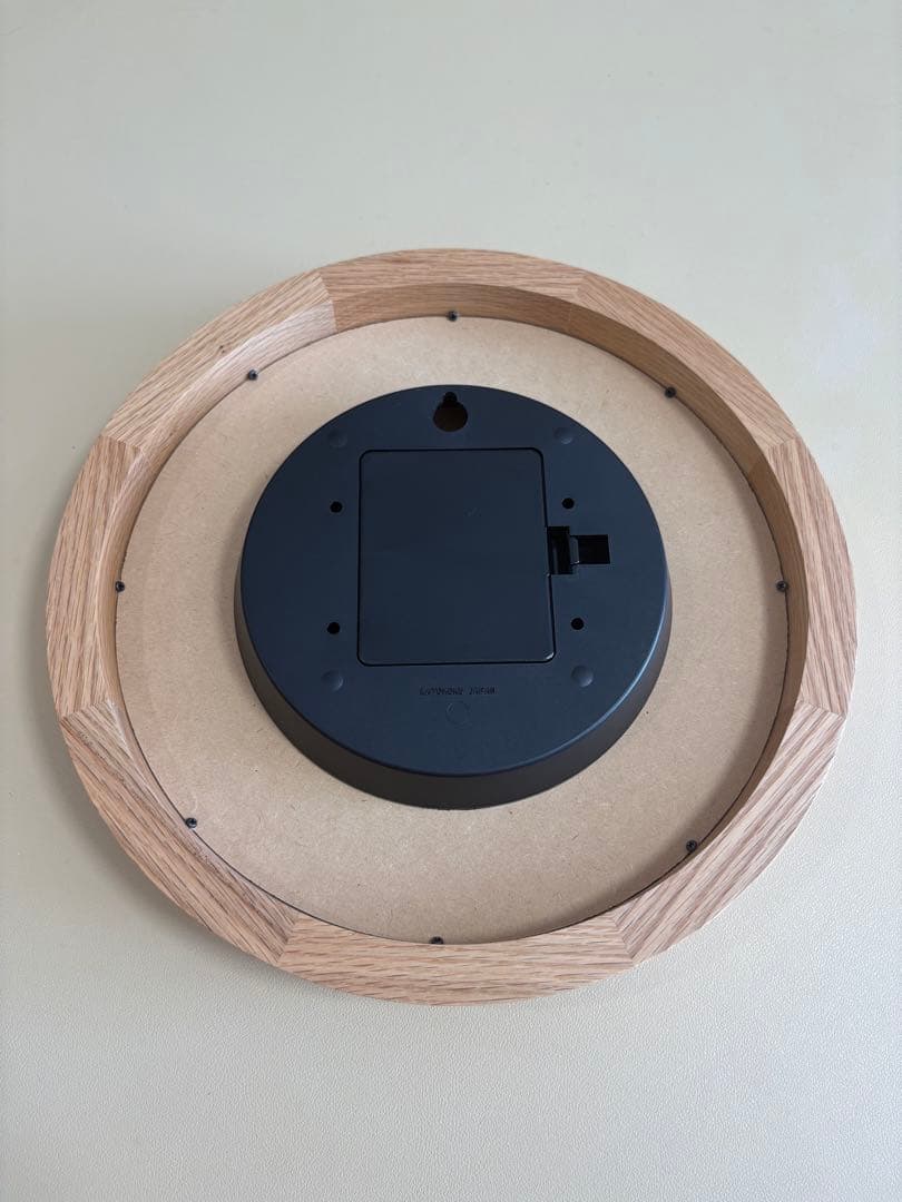 KATOMOKU 壁掛け電波時計 直径30cm