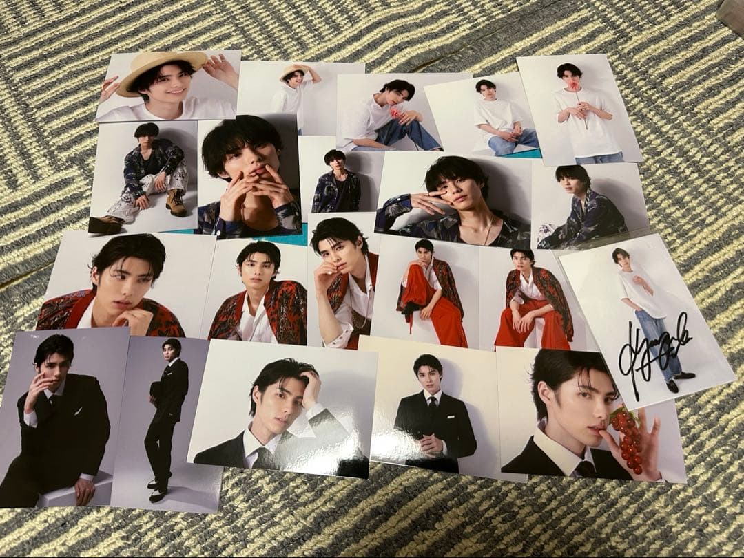 本田響矢 ブロマイド　20枚コンプセット　サイン写真付き