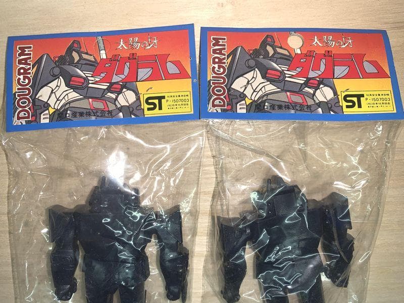 ビンテージソフビ 太陽の牙 ダグラム 2体セット ビンテージソフビ 太陽