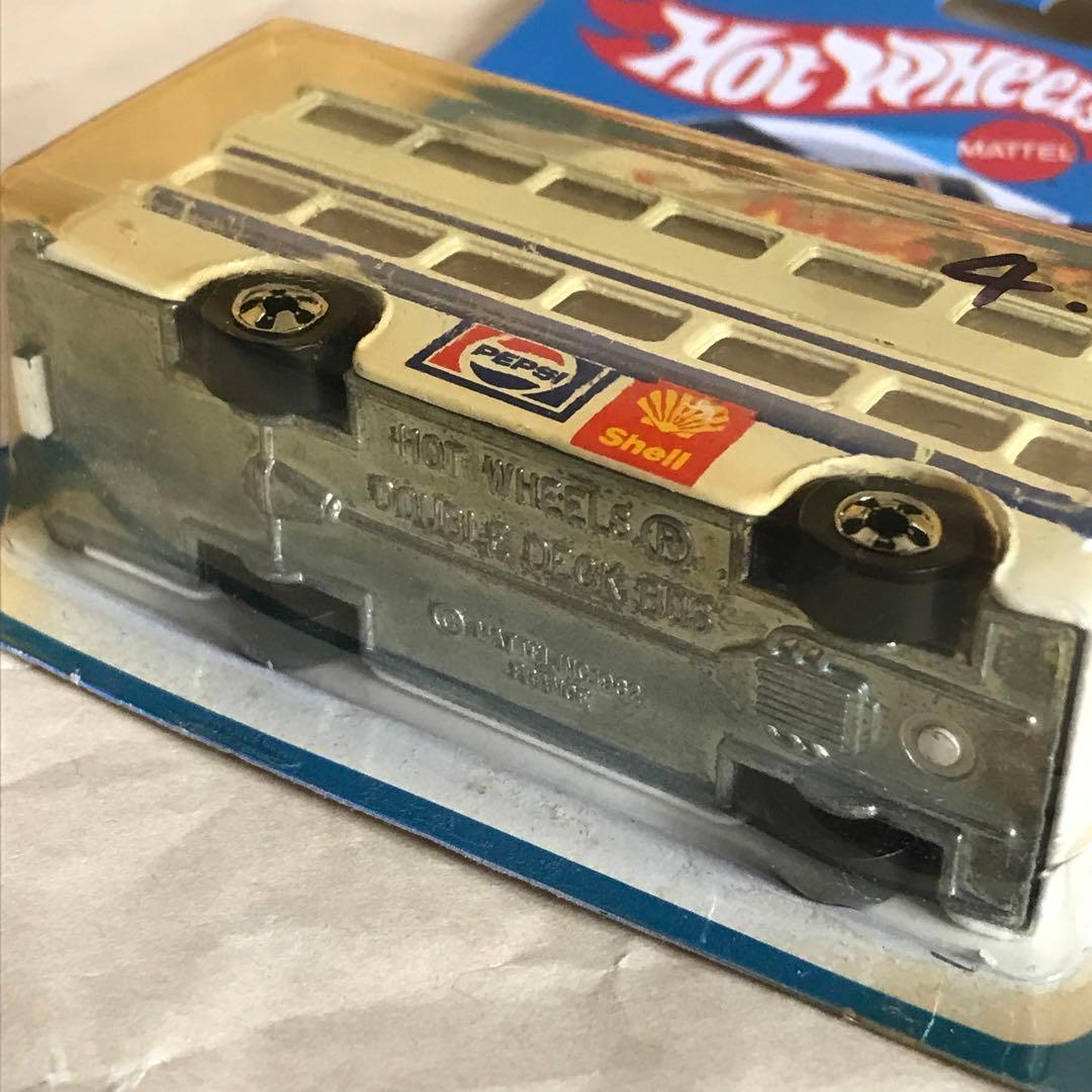 未開封　Hot Wheels Double Deck Bus バス ダイキャスト