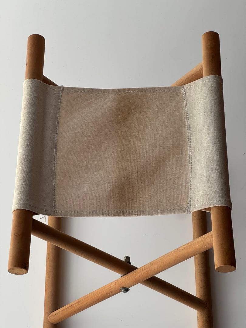 帆布座面 折りたたみ椅子 フォールディングチェア 古道具 アンティーク スツール