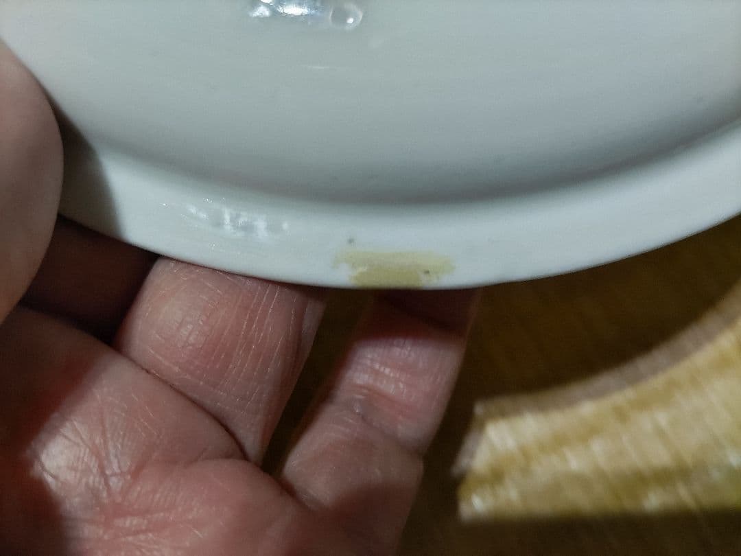 柿右衛門白磁 皿（17.6㎝）陰刻・銀杏 九谷白磁・古伊万里