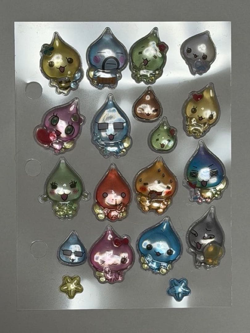 しずくちゃん　ボンボンドロップシール