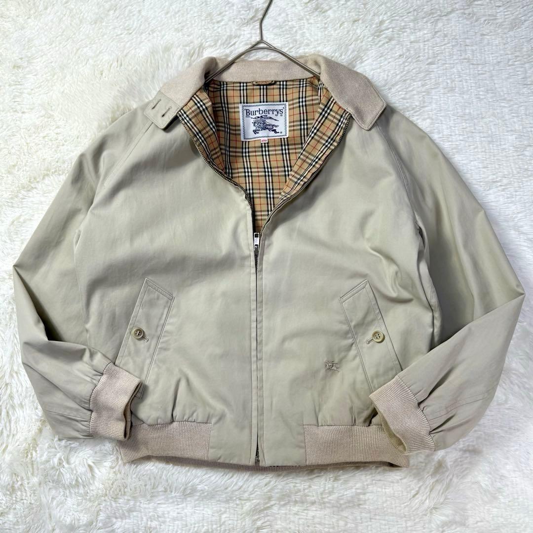 90S】バーバリー ハリントンジャケット スイングトップ G9 ノヴァチェック