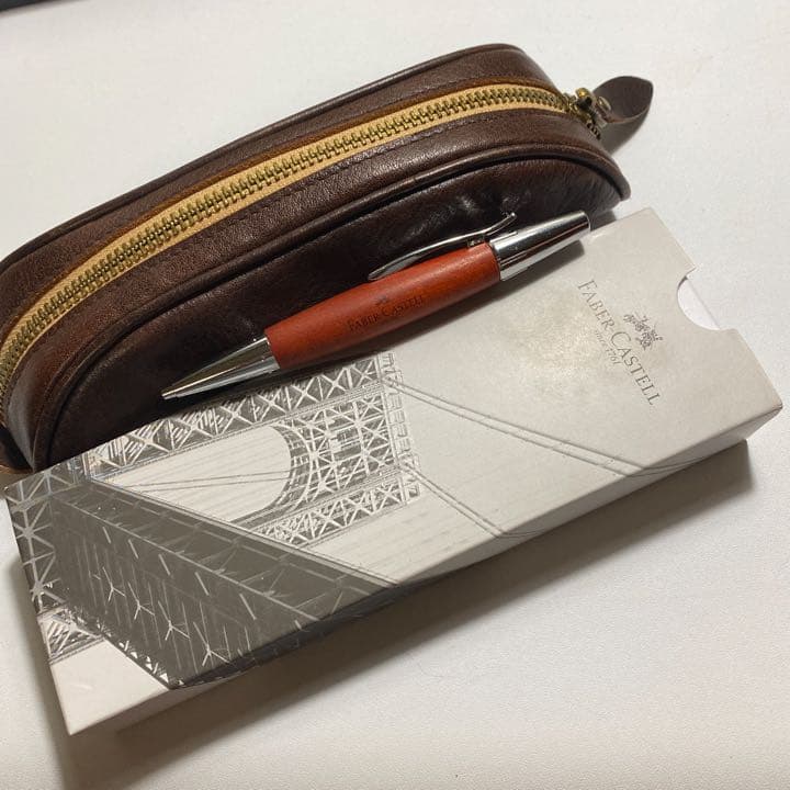 野原工芸 マーブルウッド シャープペン おまけ付き