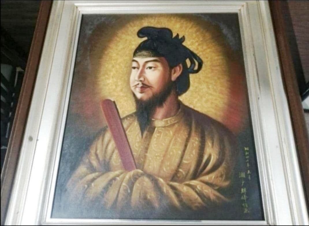 希少な聖徳太子肖像画　ビンテージ油絵　福田元首総理寄贈大蔵大臣贈り物　油絵原画 金運 希少聖徳太子ビンテージ油絵福田元首総理寄贈大蔵大臣贈り物