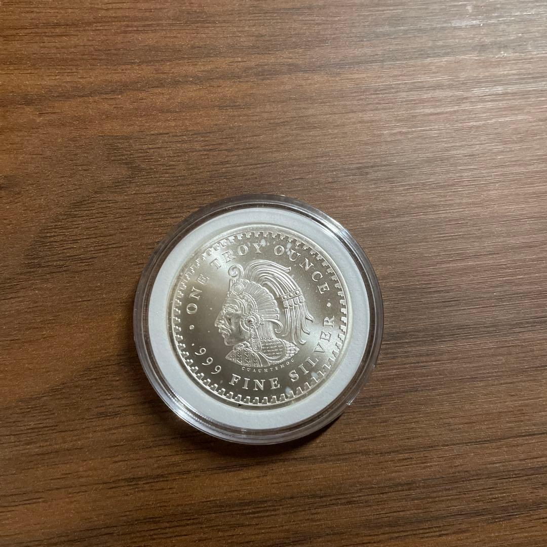 アメリカ「アステカ暦」純銀 1オンス銀貨 メダル - メルカリ