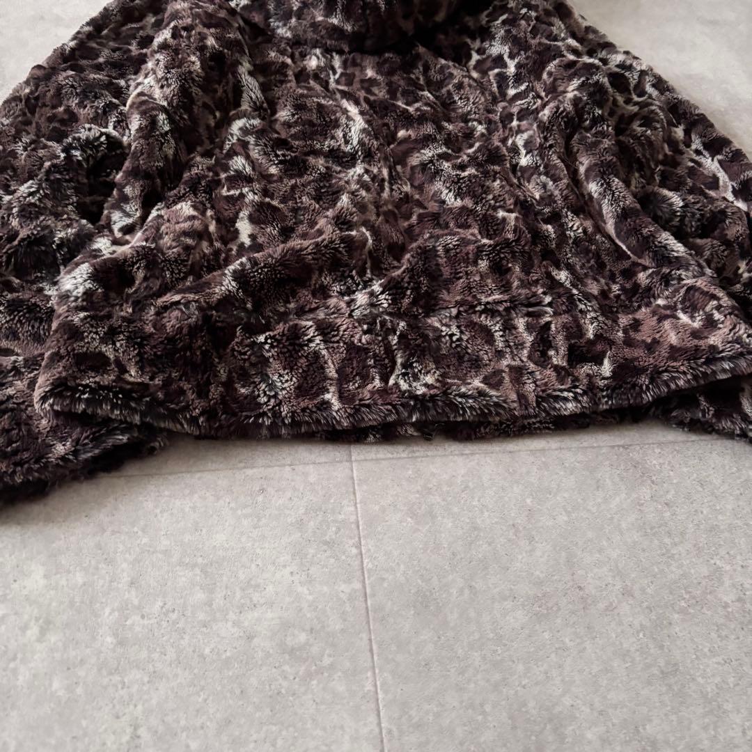 グランジTORNADO MART レオパード ヒョウ柄 ファージャケット y2k