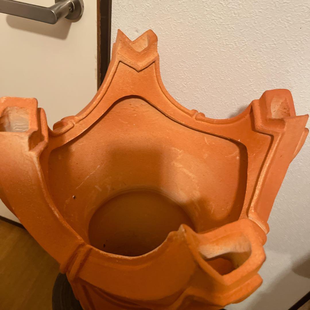 【迫力の造形】火焔型土器 レプリカ 縄文時代 縄文ポシェット インテリア風