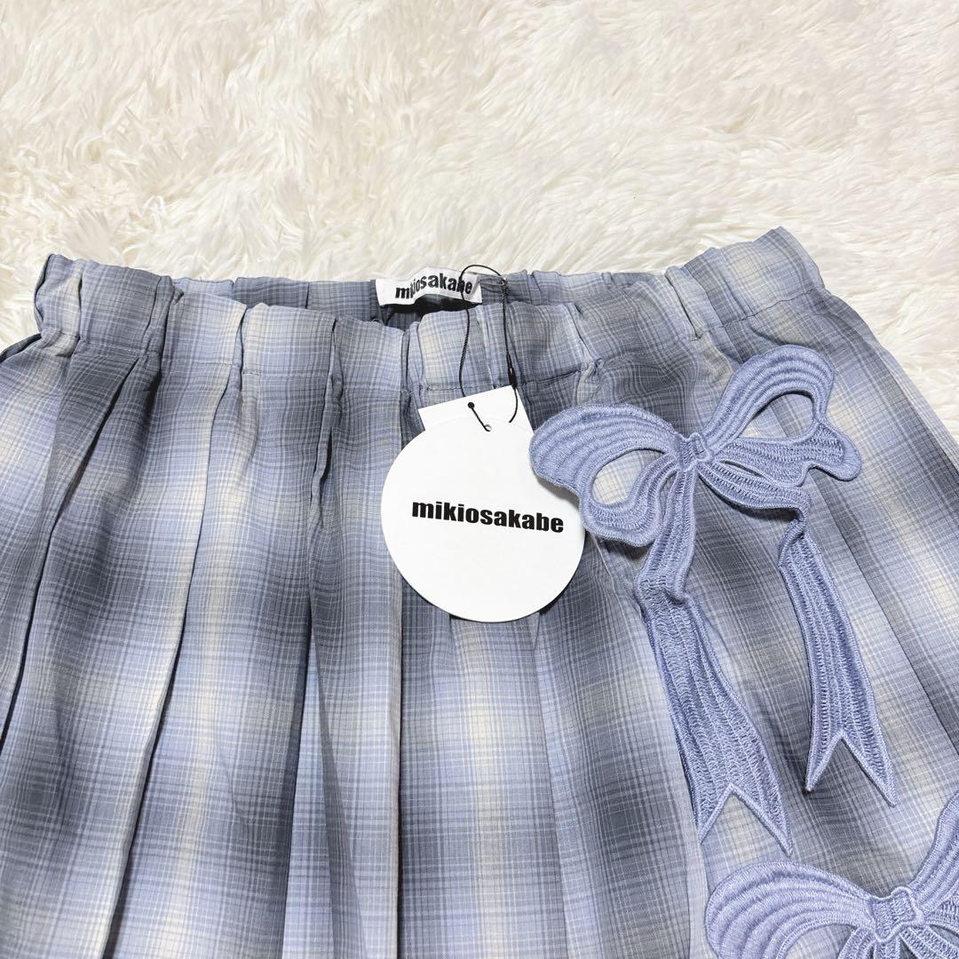 完売品　Mikio Sakabe⭐︎Embroidery Pleats Skirt