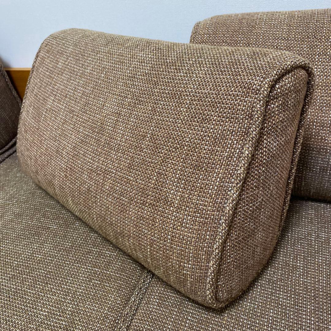 あ*ん様 unico アルベロ 3人掛けソファ ブラウン