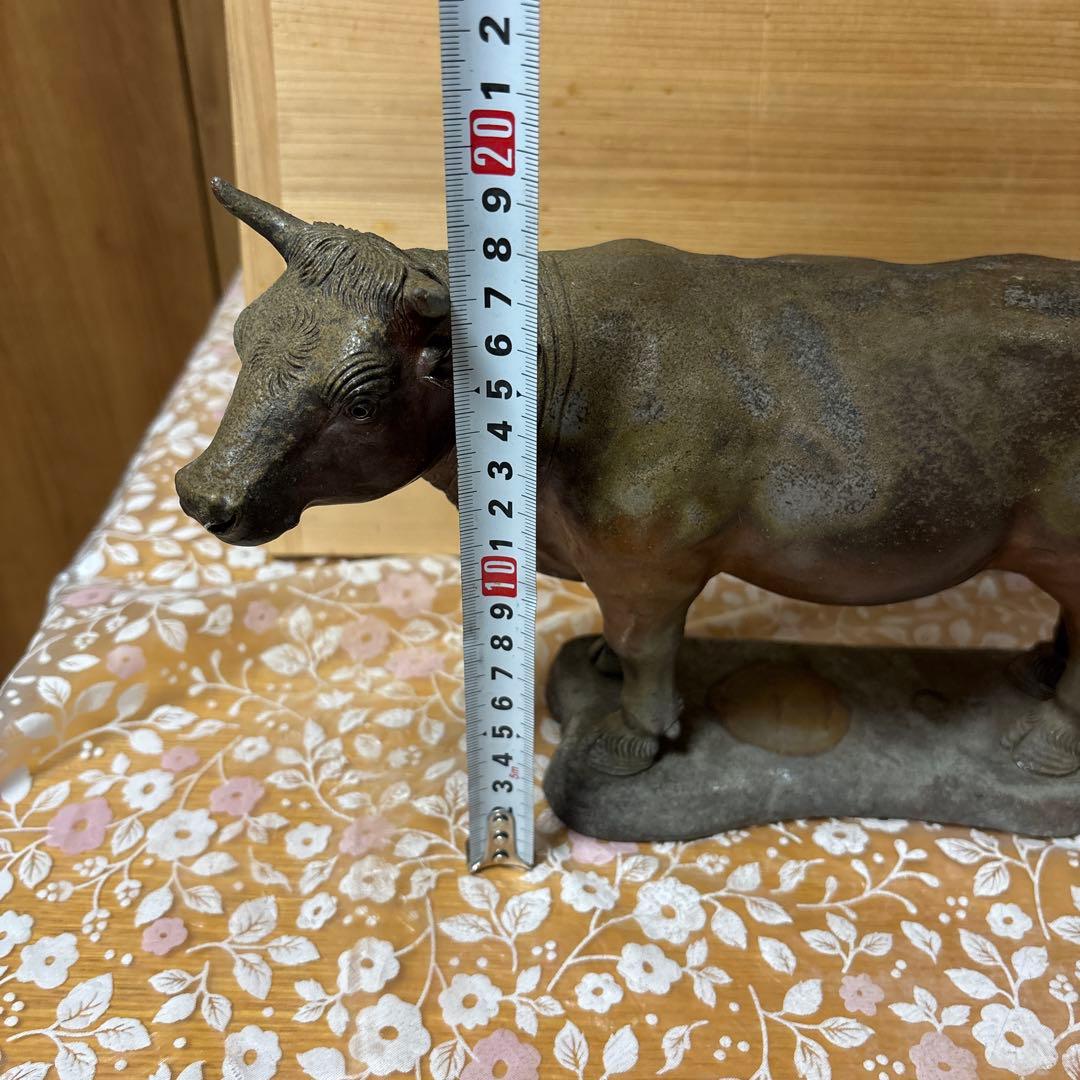 備前焼 小西陶古 干支 牛 置物