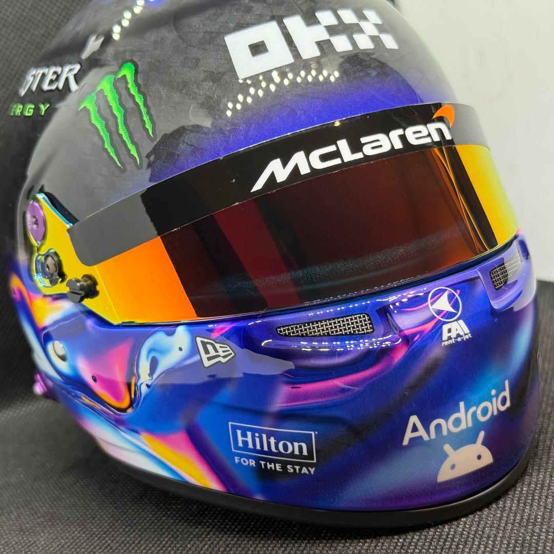 1/2ヘルメット マクラーレンF1 L.ノリス 2024年 シンガポールGP優勝