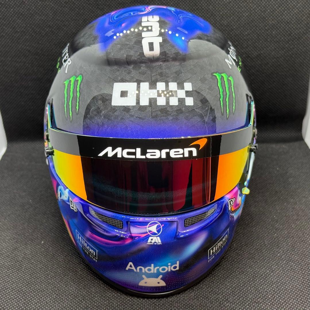 1/2ヘルメット マクラーレンF1 L.ノリス 2024年 シンガポールGP優勝