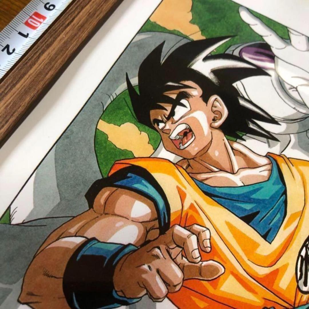 ドラゴンボール 折込みポスター用 イラスト 悟空 フリーザ ナメック星