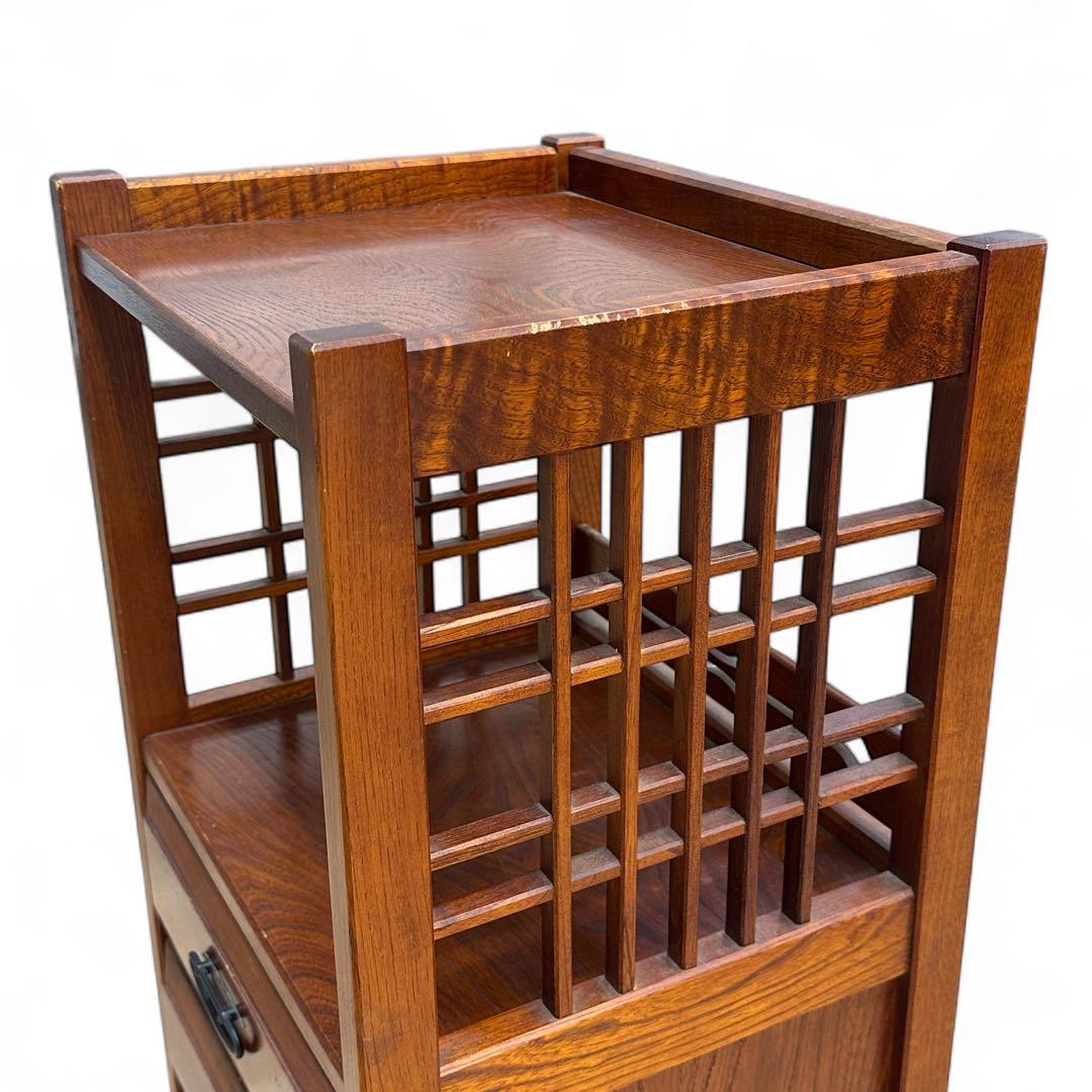 karimoku カリモク 電話台 FAX台 サイドテーブル 花台 チェスト