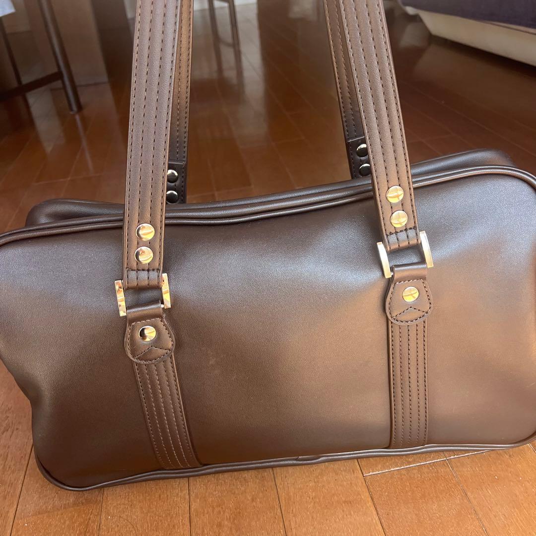 イーストボーイ スクールバッグ スクバ ブラウン 茶色 ピンク JK