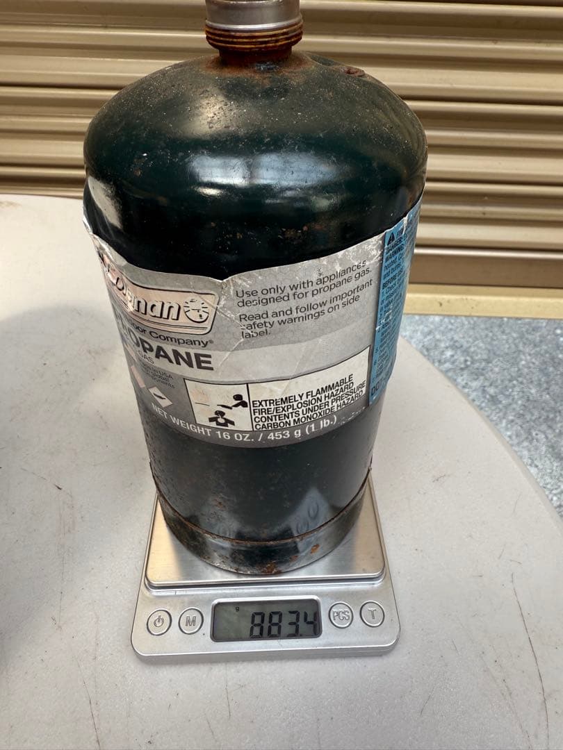 プロパンガス US コールマン coleman ガス缶　満タン　5個セット