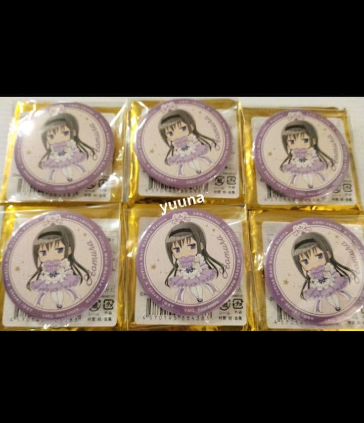 魔法少女まどか☆マギカ　新編　青海珈琲　まどマギ　缶バッジ　ほむら　シャフト展 魔法少女まどかマギカ × 青海珈琲7店舗 2月9日よりコラボカフェ開催!