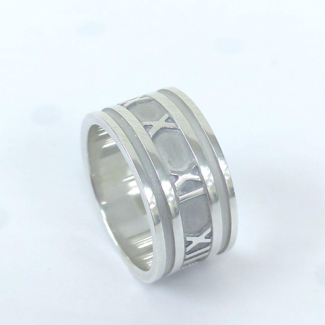 ティファニー アトラス ワイドリング シルバー925 メンズ 約22号