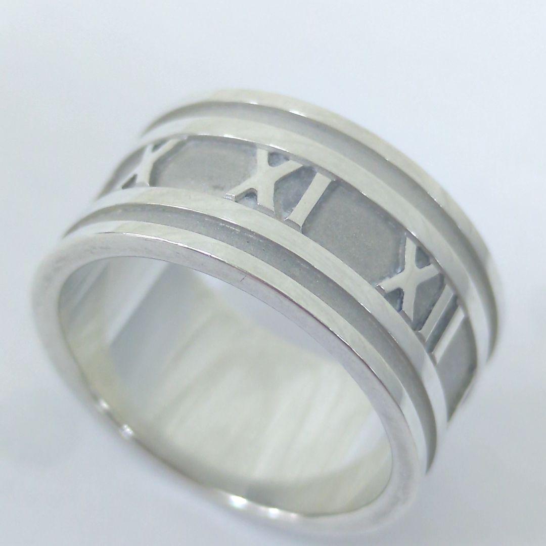 ティファニー アトラス ワイドリング シルバー925 メンズ 約22号